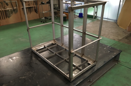 ステンレス台車製作
