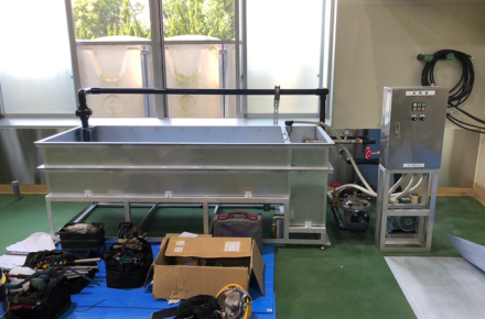 ステンレスタンク納品